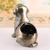 Home office living room dog ashtray creative personality trend metal ashtray windproof fly ash