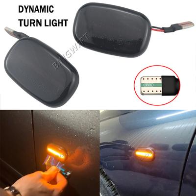 2PCS LED Dynamic Side Marker Turn Light Indicator Blinker Signal Lamp For Toyota 1992-2007 Corolla E10/E11/E12