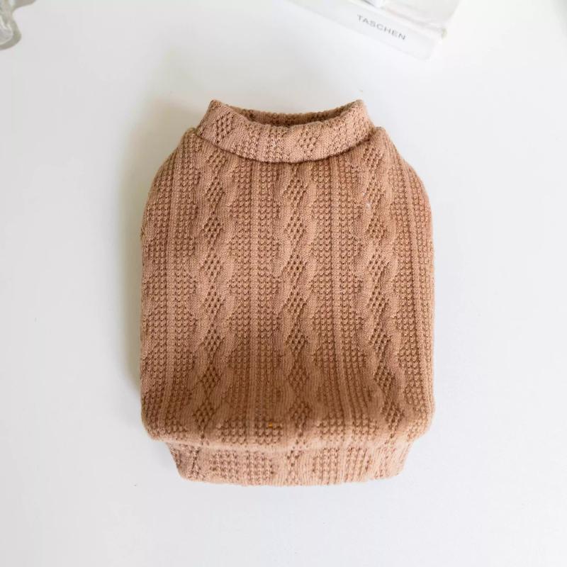 

Зимняя одежда для собак свитер пальто костюм для кошки щенка чихуахуа йоркширский померанский шпиц ши-тцу мальтийская болонка пудель бишон одежда для домашних собак XXS коричневый