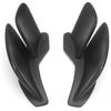 Motorcycle Rear Tail Spoiler Wing Fairing,ABS Carbon Fiber, Compatible with Ducati Panigale V2 V4S V4 V4R Super 2018-2024, 2-Piece Set (Matte Black)