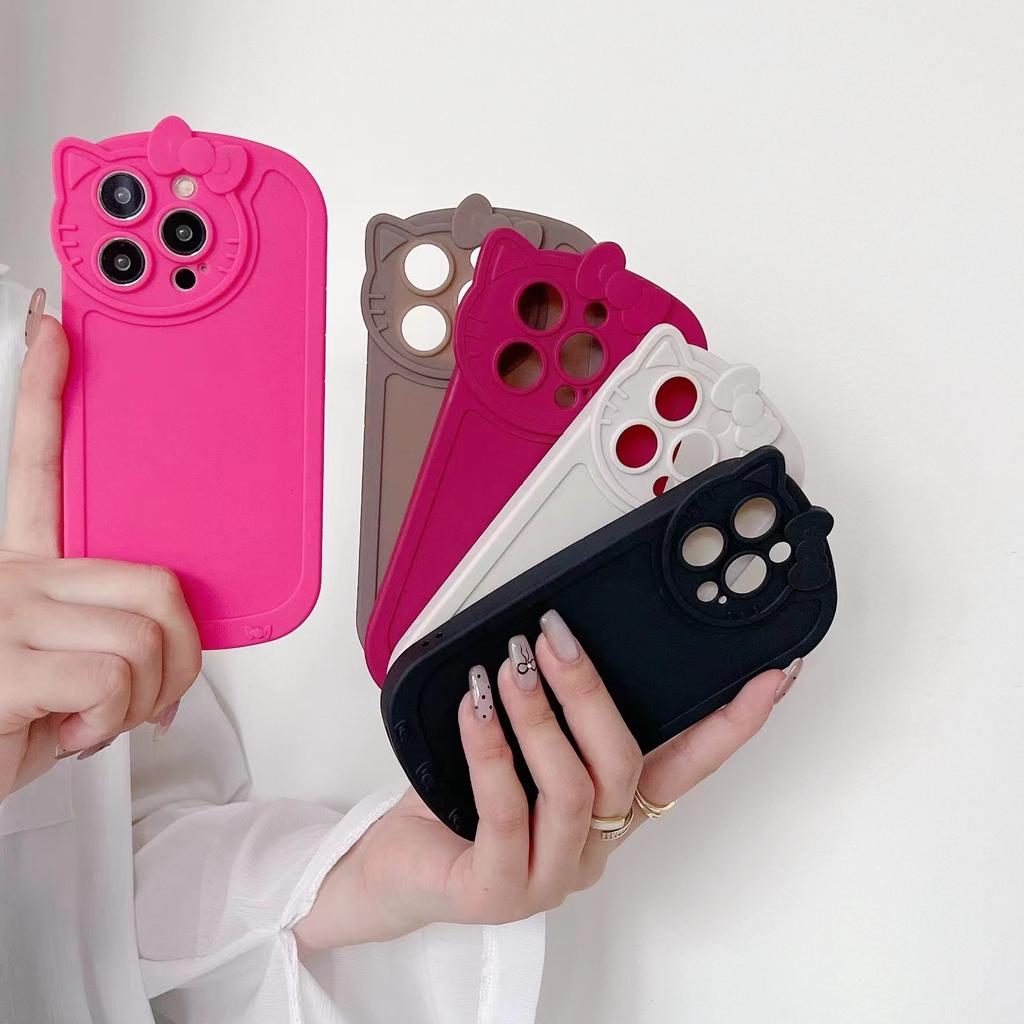 For iPhone 14 Pro Max Case 3D Animal Kitty TPU Phone Cover Precise Cutouts