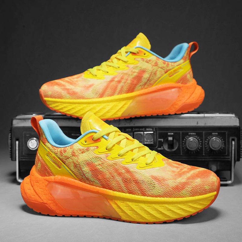 Mens Running Shoes New Fashion Mesh Sneakers Cushioning Fitness Training Outdoor Sports Cofmortable Tennis Shoes for Men