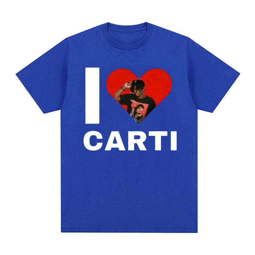 I Love Playboi Carti Rapper Graphic Tshirt Unisex Women Harajuku Y2k Short Sleeve Tshirt Male Hip Hop Oversized T Shirt Streetwear