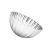 Glossy Finish 304 Stainless Steel Fruit Basket Shell Shape Salad Serving Bowl for Kitchen Counter Table Centerpiece