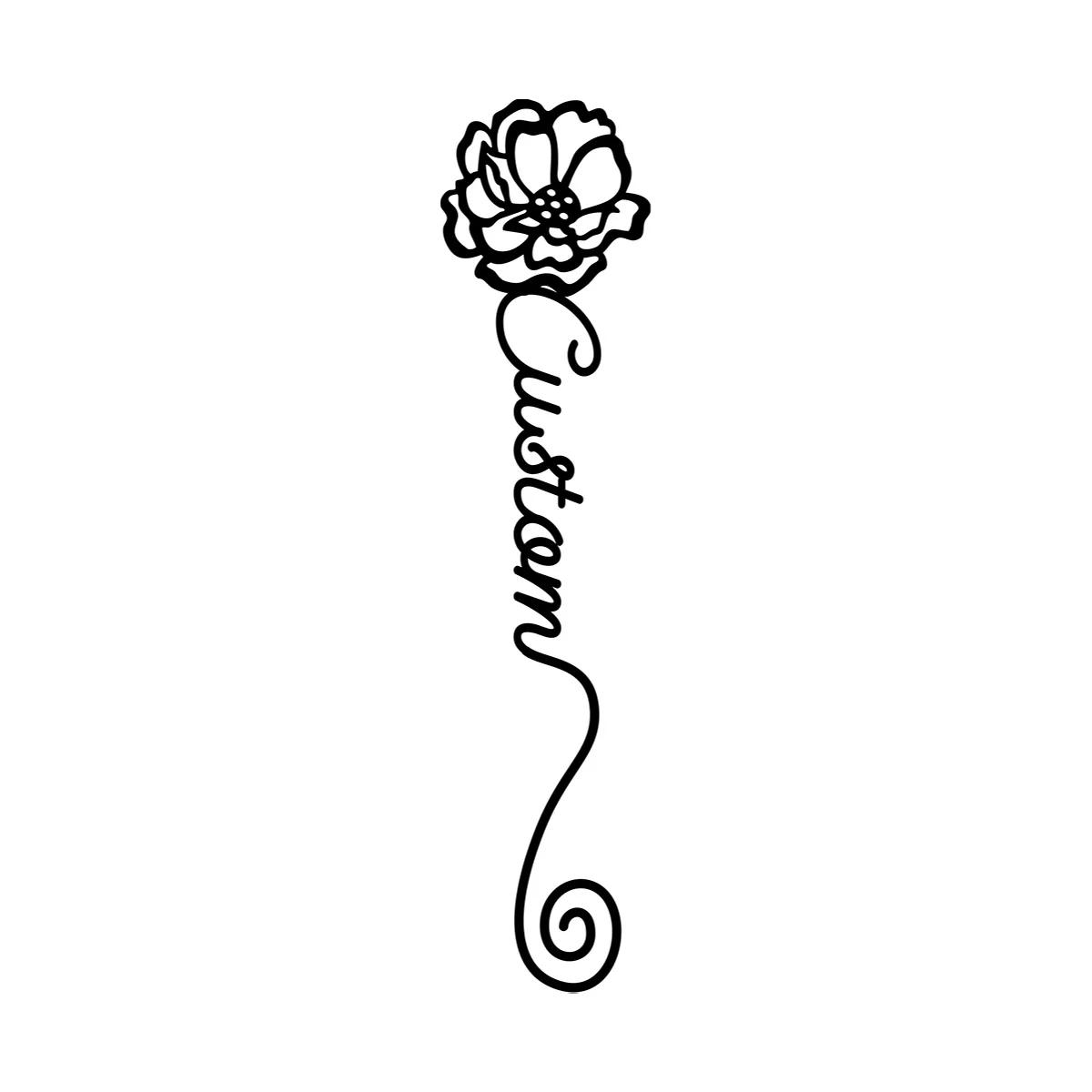

Retro Metal Bookmark, Vintage Flower Design, Gift for Book Lovers, Teacher Appreciation, Unique Page Marker