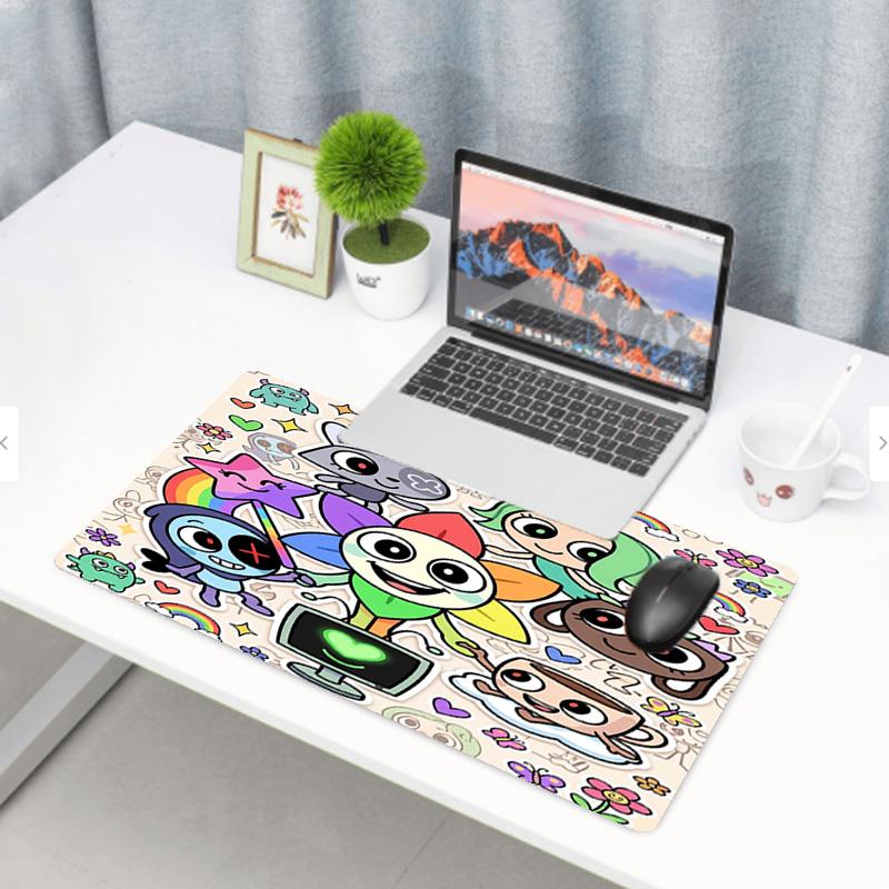 Dandy's World Print Mouse Pad, Anti‑Slip Desktop keyboard Mat, for PC Laptop Gaming Working Daily Use, Cool Festival Surprise Gift