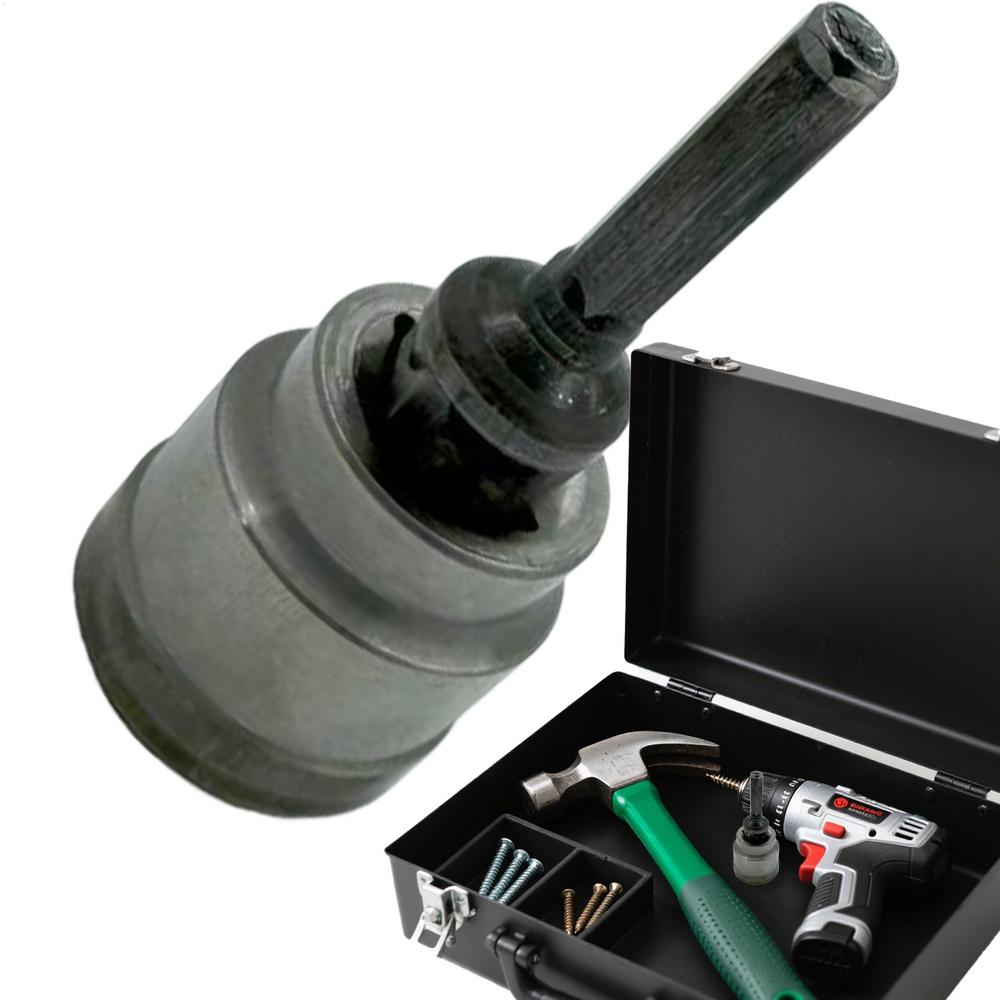 

Scissor Jack Adapter Heavy-Duty Socket Converter Portable Scissor Jack Adapter for Leveling Towing Trailer Garage Auto Repair