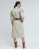 Langer Trenchcoat für Damen ICON 223 36 hellbeige