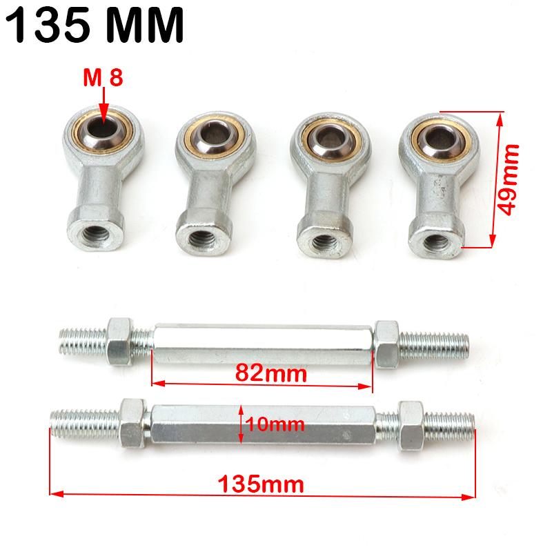 1 Paar 240/250/260/270/280/300/315mm 8mm Spurstangen-Kit Kugelgelenk Für 49cc Elektrisches Mini Kinder ATV Go-Kart Buggy Quad Bike