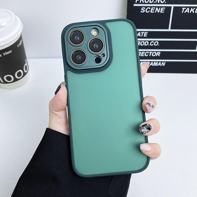 

Чехол для мобильного телефона Apple 16 14 Полностью закрывающий объектив Подходит для iPhone 15PRO Матовый магнитный защитный чехол Magsafe iPhone 12