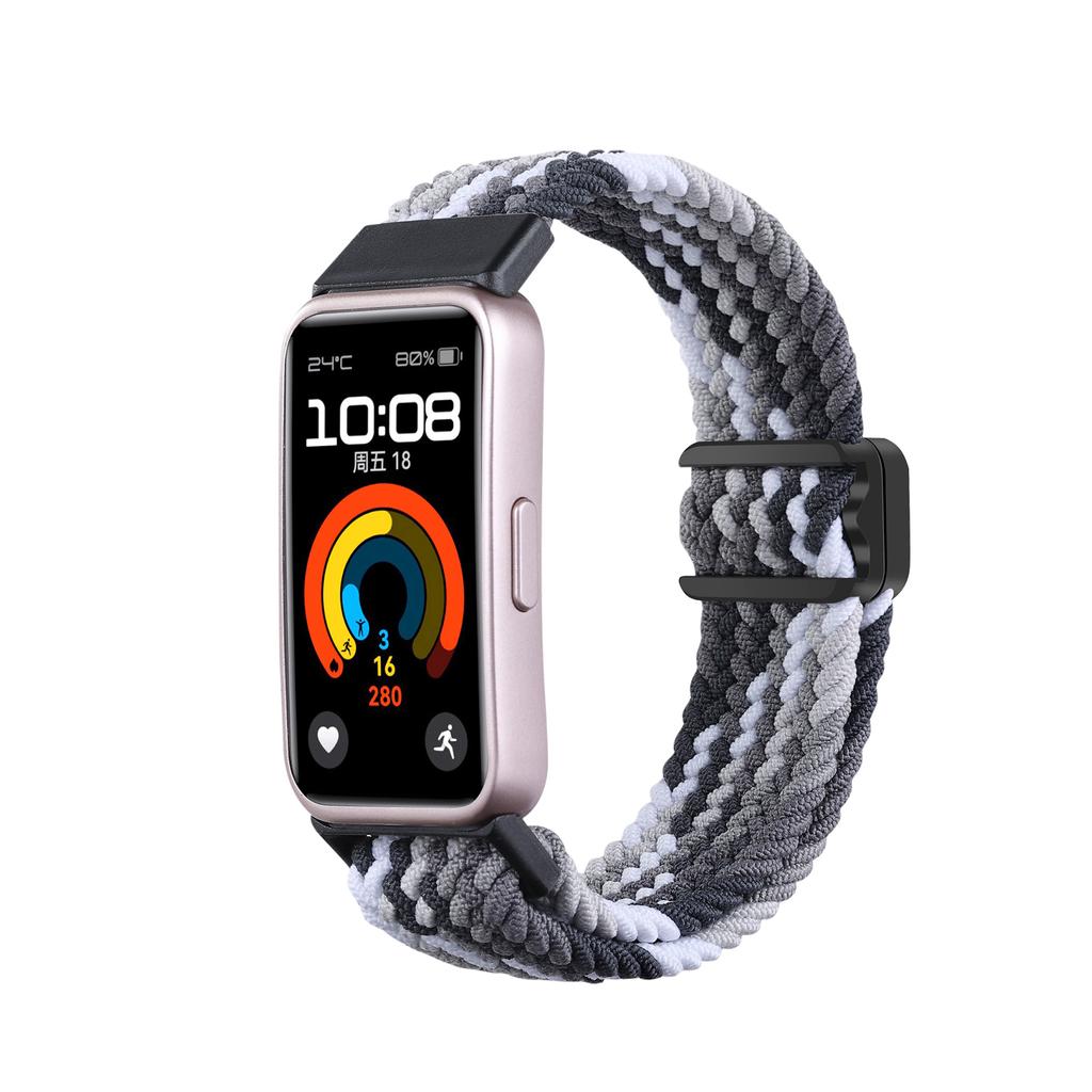 For Huawei Band 8 9 10 Watch Strap Accessories Wristband Elastic Magnetic Nylon Braided Belt Bracelet Correa Huawei 9 Band
