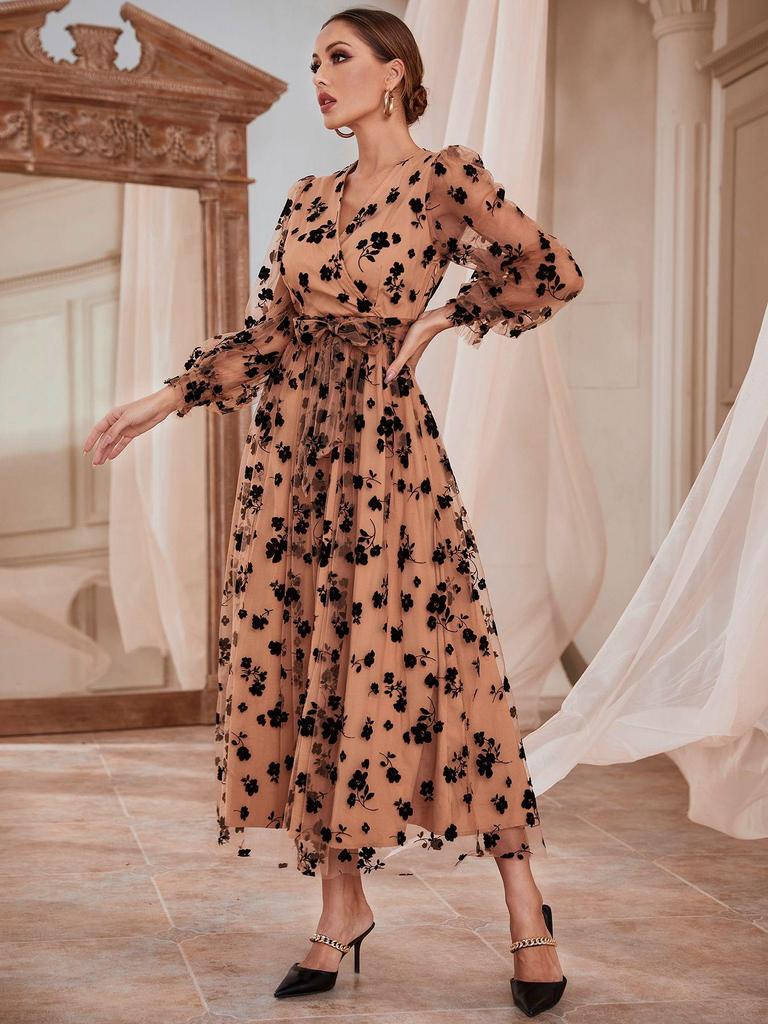 TY-471 Rochie Elegantă din Plasă cu Talie Înaltă pentru Femei, Modă Europeană și Americană, Toamnă 2023 - Disponibilă în 10 Culori