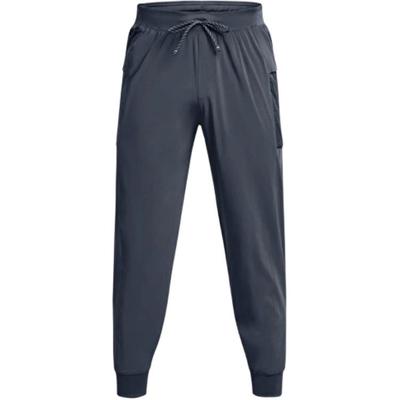 Jednokolorowe Luźny Krój Wodoodporne Szybkoschnące Dzianinowe Spodnie Sportowe Męskie doły Szary 1383245-044