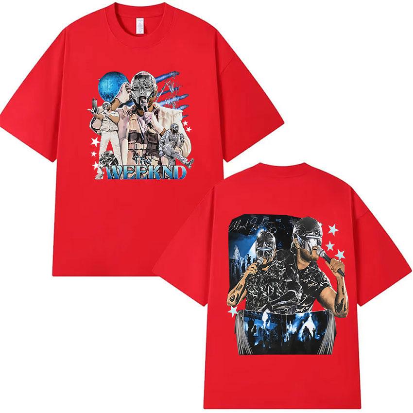 

Rapper The Weeknd XO Album Tour T Shirt Men Women Hip Hop Gothic Style Clothing TShirts Retro Cotton Short Sleeve TShirt S