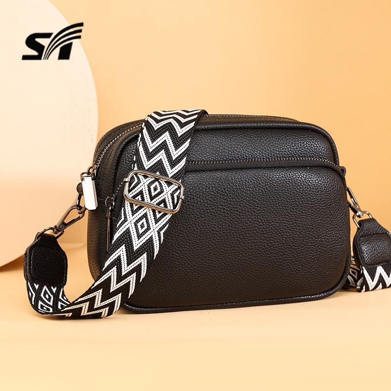 Neue trendige Taschen, hochwertige Damentaschen, schlichte und atmosphärische Schulter-Umhängetaschen, vielseitige kleine Retro-Quadrat-Taschen