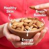 Healthy Master Almonds (1 Kg) 100% Natural Premium Californian Almonds | Naturally Dried Nuts  | Tasty & Crunchy for Your Brain and Heart