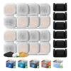 Filter Element for Wonder Creature 3L Crystal Water Dispenser 4.7*4.7*0.4 Inches Includes 6 Filter Cartridges + 6 U-shaped