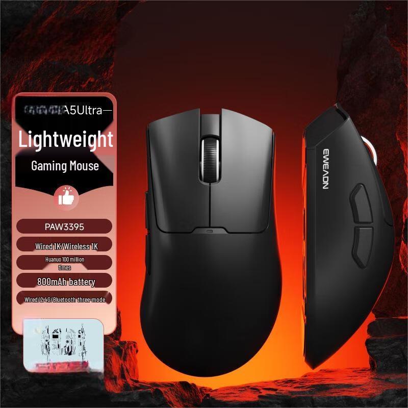 Zhanwei A5Pro Tri-Mode Lightweight Gaming Office Wireless Mouse