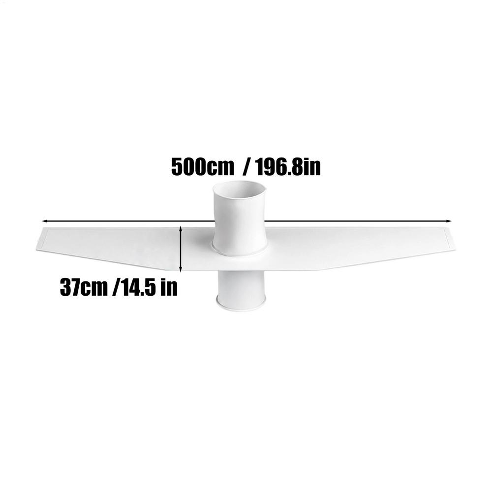 Portable AC Window Vent Kit Waterproof Zipper Opening Insulation Panel Portable AC Unit Window Kit for Indoor Home Kitchen