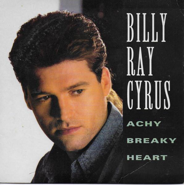 

7inch Record BILLY RAY CYRUS - Achy Breaky Heart MER373 Mercury 1992 UK Rock Used