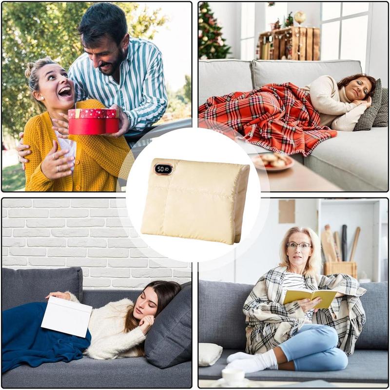 Rechargeable Hand Warmer Bag Graphene Gloveshand Warmer Pouch Three-speed Adjustment Heated Hand Muff Gloves Hand Warmer Pouch