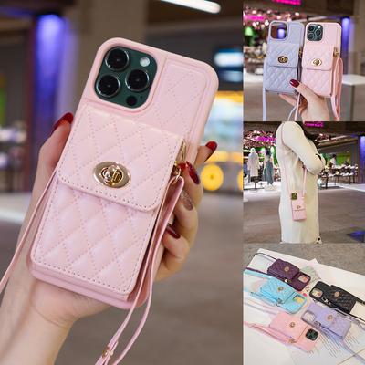 Malé voňavé větrné varhany taška na karty kovová přezka peněženka kožené pouzdro pro iphone 14 Pro Max 13 12 11 Se 2020 X Xs Xr 8 7 6 6s Plus