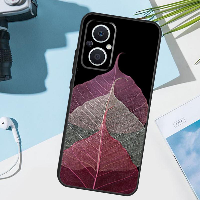 Colorful Leaves Cover For OPPO Reno 14F 13F 12F 11 F 10 12 13 14 Pro 7 8 Lite OPPO Find X9 X8 X6 X5 Pro Case