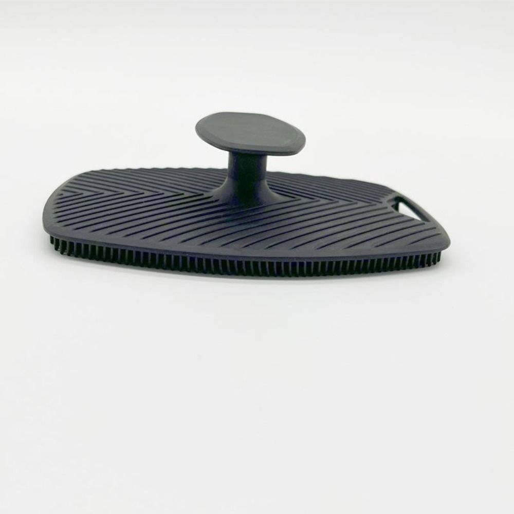 2Pcs Soft Body Cleansing Scrubber Handheld Scalp Massage Brush Convenient Silicone Body Brush  Spa