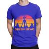 Siren Head sunset retro Novelty 100 Cotton TShirt Siren Head Tees Tops For Unisex