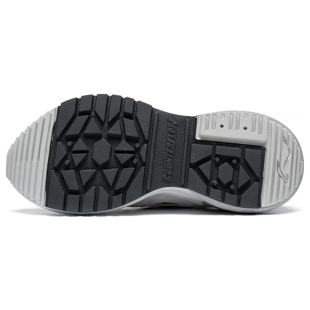 New LiNing Origin Anti Slip And Wear Resistant Breathable Low Top Sports Casual Shoes Men's Gray Black AGCT171-3