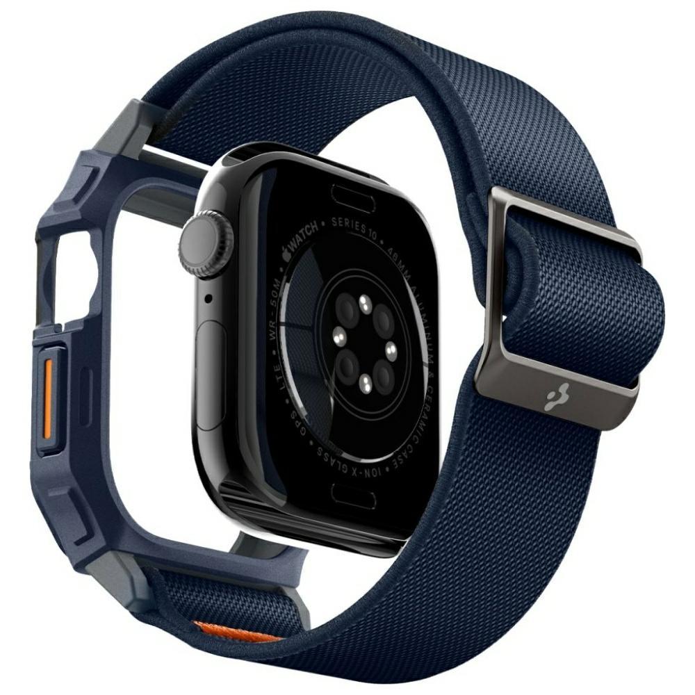 Etui do Apple Watch 10 Spigen Lite Fit PRO Granatowy