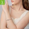 Winding Basic Chain Bracelet Simple And Versatile S925 Sterling Silver Snake Bone Chain Bracelet