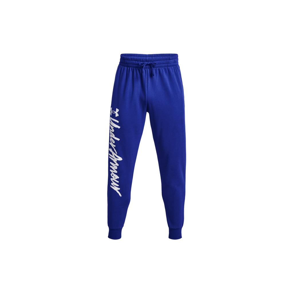 Under Armour Rival Fleece Joggers Men Bottoms Blue 1379776-400