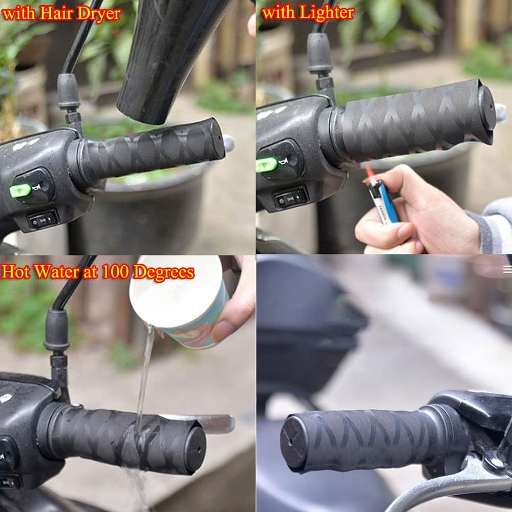 Non-slip Motorcycle Brake Handle Cover Heat-shrinkable Material Rubber Universal Grip Gloves Waterproof Motorcycle Accessories