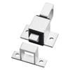 1pcs Automatic Latch Square Self-closing Bolt Aluminum Alloy Spring-loaded Mechanism Three Spacers Thicknesses Hardware Tools