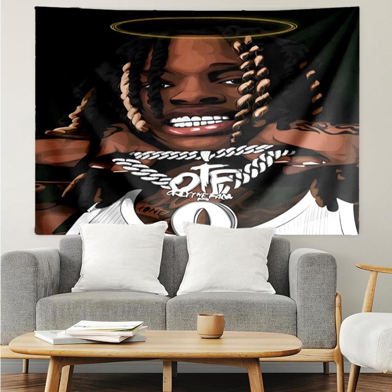 King Of The Rapper Tapestry Hanging for Bedroom,Livingroom, Playroom,Decor Art Room Wall Tapestry Holiday and Birthday Gifts