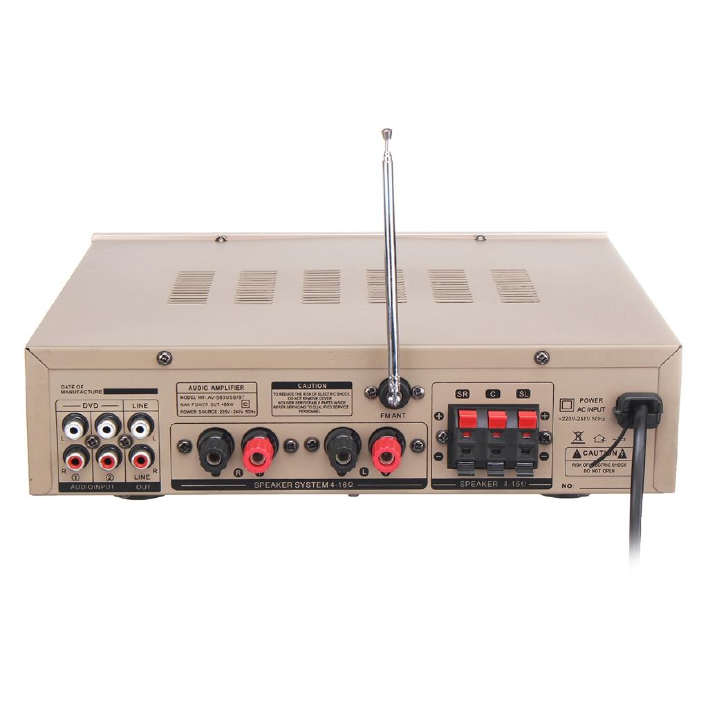 920W 220V 5CH Bluetooth HiFi Stereo AV Surround Amplifier FM Karaoke Cinema Home Home Theater Amplifiers