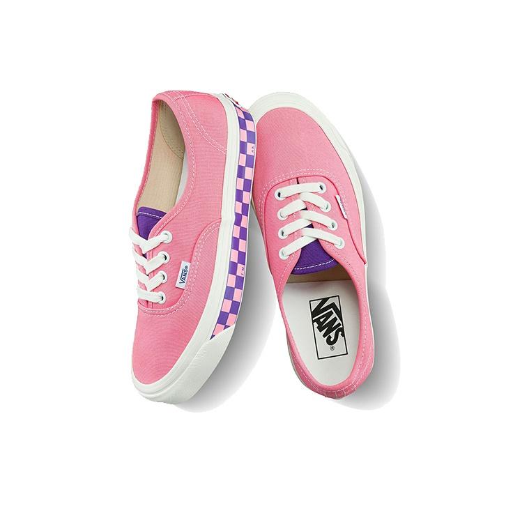 Vans Stilius 44 Šachmatinė Laisvalaikio Žemi Batai Sneakeriai Unisex Violetiniai Rožiniai VN0A54F241K