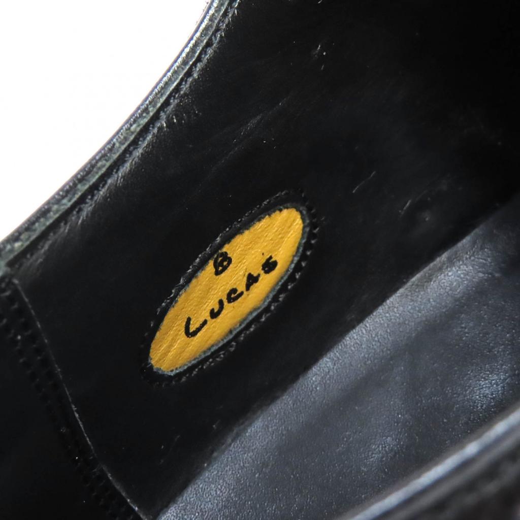 Great Ray Mar Dress shoes LUCAS Punched cap toe leather shoes black mens 8 Used