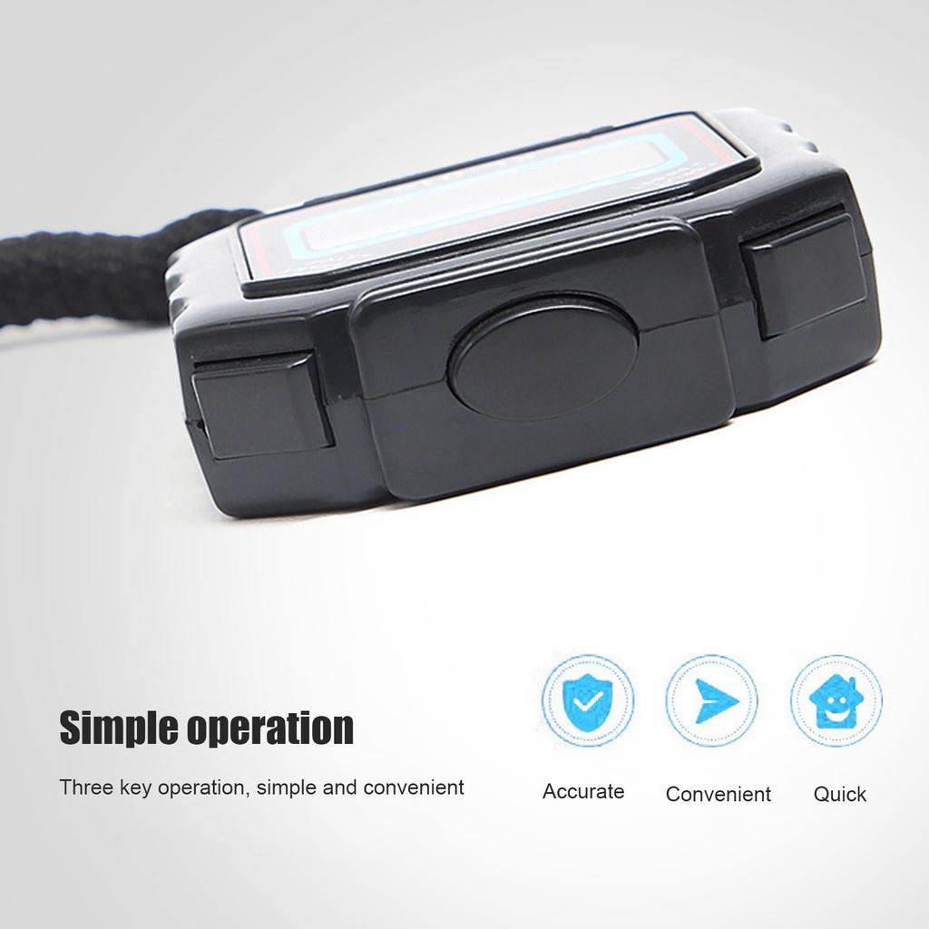 Electronic Stopwatch Single Row 2 Display Sports Stopwatch Timer Athletic Contest Clock Stopwatch with  13 Button Battery XL 016