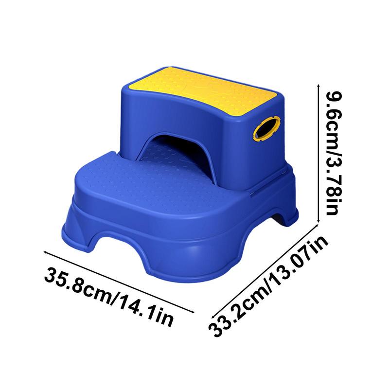 Step Stools For Kids Potty Steps For Toddler Stepping Chair Disassemble Non-slip Foot Mat Design Handrail Stool For Kitchen Bath
