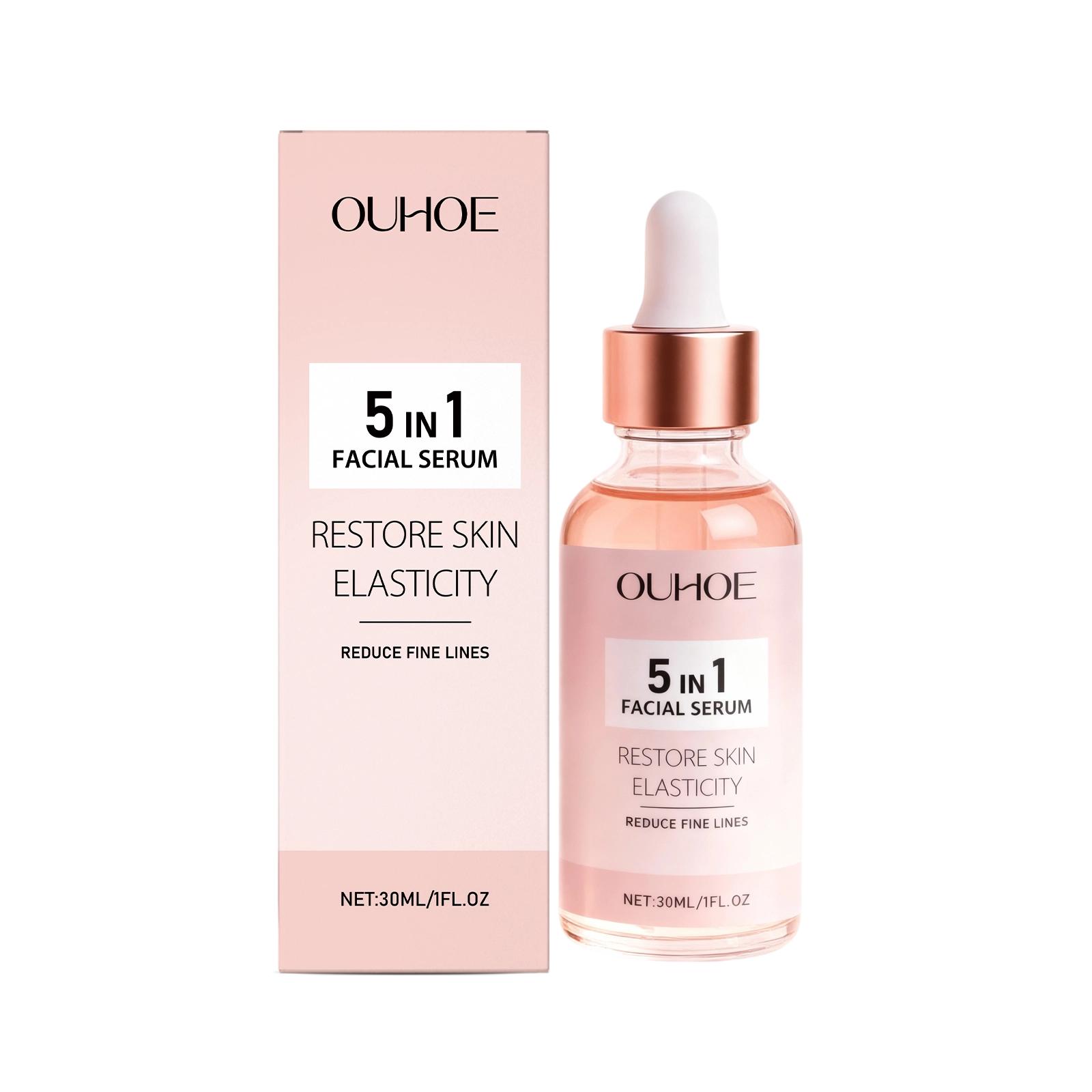 

OUHOE Facial Care Serum, gentle and moisturizing, firms the skin, improves wrinkles, brightens and reduces spots, suitable for facial use, 30ml