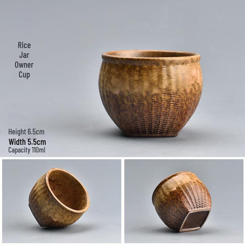 Qiwei Hand-painted Ceramic Kung Fu Teacup