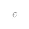 Korean Style Butterfly Zircon Ring - Adjustable, Light Luxury Index Finger Ring for Women