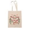 Tote Bag - PLANETEE - Life Is Prettier - Natural Jute - Printed In France - Sturdy Handles