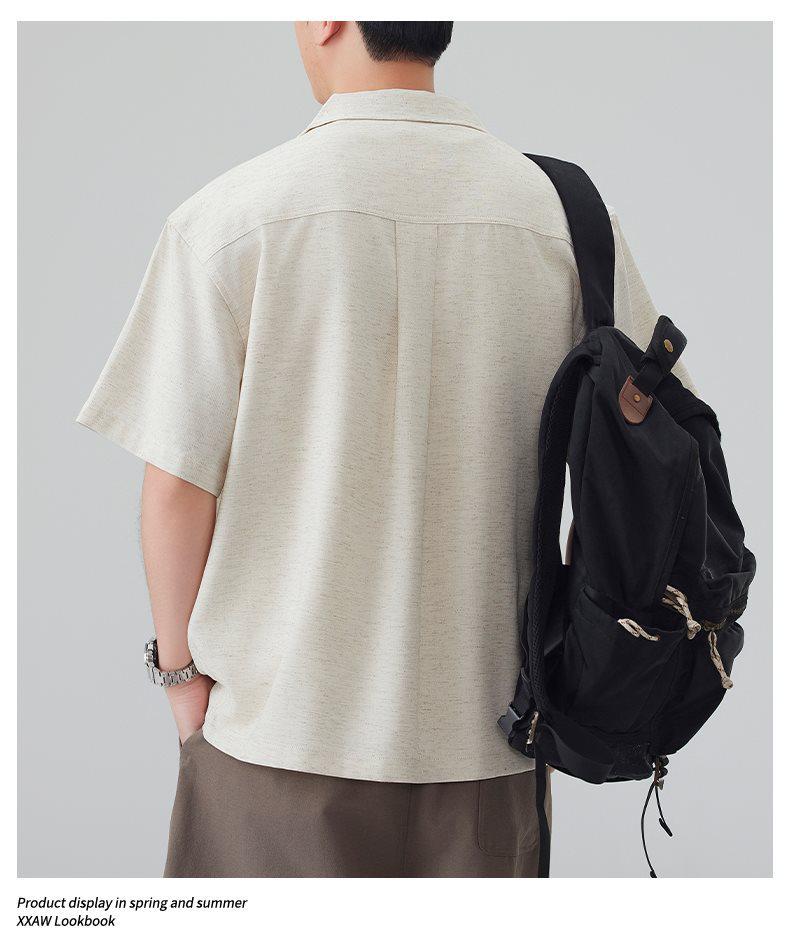 Summer Japanese Style Versatile Short Sleeve Polo Shirt - Trendy Men's 2026 Collection