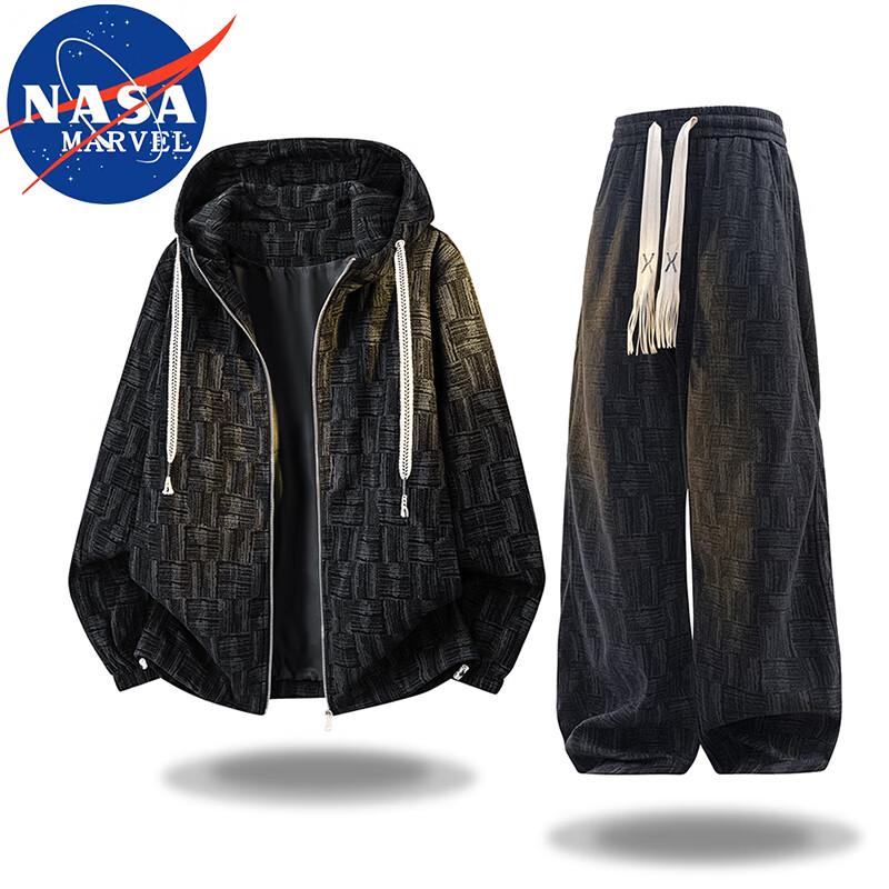 NASA MARVEL Men's Hooded Casual Jacket