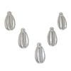 Cross-Style Electroplated Plastic Pendant Charm for DIY Jewelry