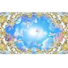 Ceiling Blue Sky Mural 3d Sky Ceiling Wallpaper For Bedroom Living Room Wallpaper Of Sky