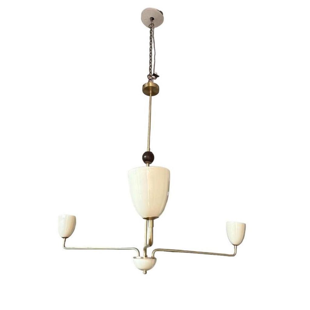 3-рожковая люстра - 42  ДИА Люстра Lola на 3 лампы из латуни